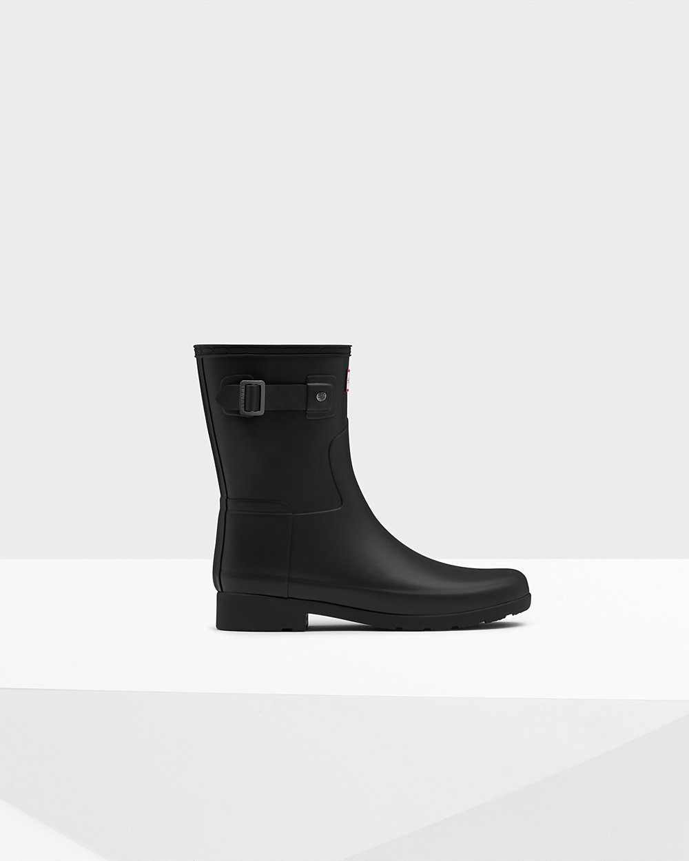 Hunter Mujer Refined Slim Fit - Botas de Lluvia Negras - 863-JENXMT